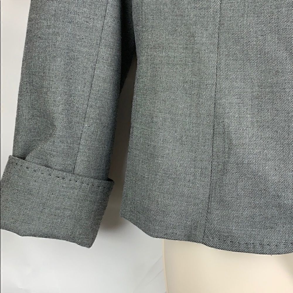 Talbots Grey Single button career blazer - Picture 4 of 8